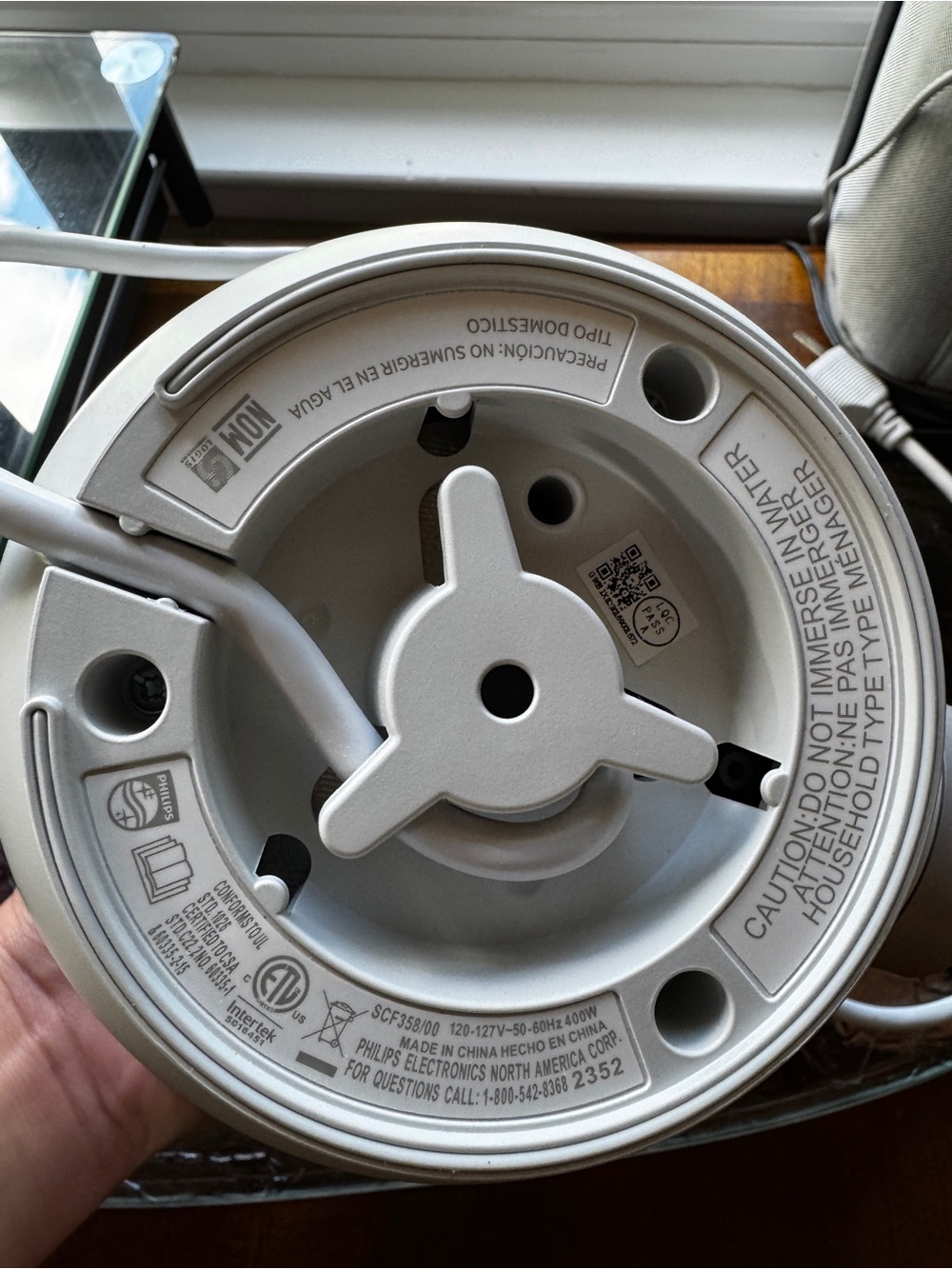 Philips Silver/White Electric Base Component - Picture 4 of 4